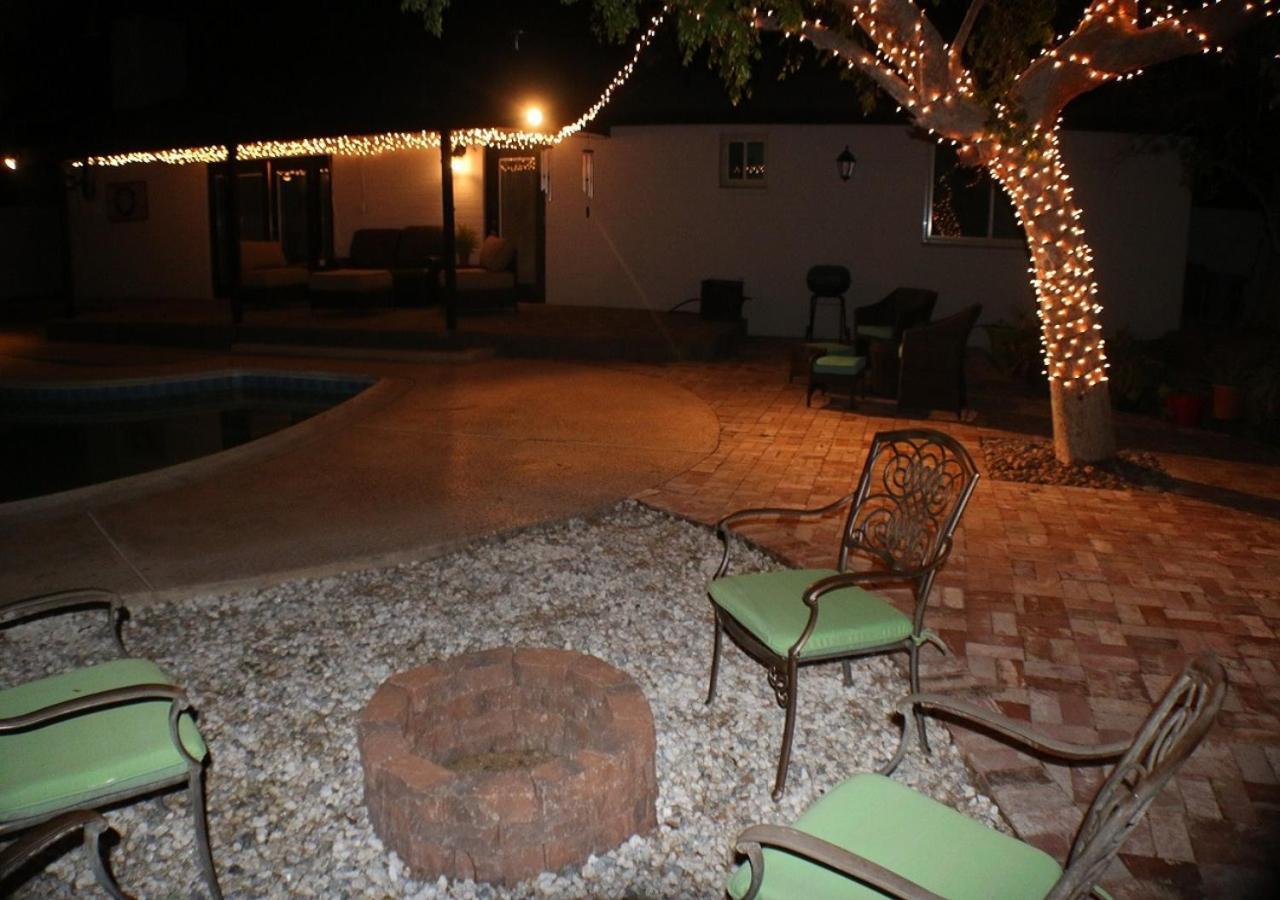 Tempe Escape With Heated Pool, Billiards & Firepit Fun Villa Eksteriør billede