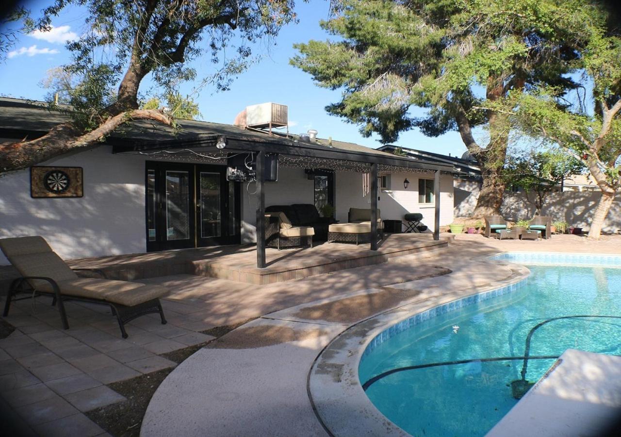 Tempe Escape With Heated Pool, Billiards & Firepit Fun Villa Eksteriør billede